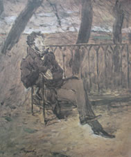 Серов В.А. Пушкин в парке
