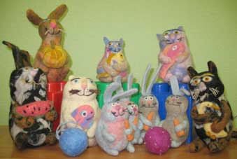 Коллекция игрушек Натальи Аверченко