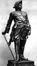 Петр I. Модель фигуры для памятника, установленного в Таганроге в 1903 г. Скульптор М. Антокольский