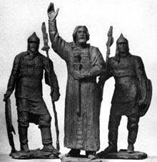 Александр Невский.1967. Скульптор О. Комов