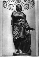 Александр Невский. Статуя в нише Казанского собора. 1807-1811. Скульптор С. Пименов