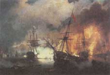 Айвазовский И.К. Морское сражение при Наварине