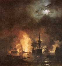 Айвазовский И.К. Чесменский бой