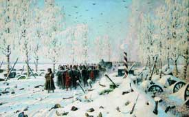 Верещагин В.В. На большой дороге. Отступление, бегство...