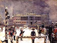 Бенуа. Парад при Павле I. 1907